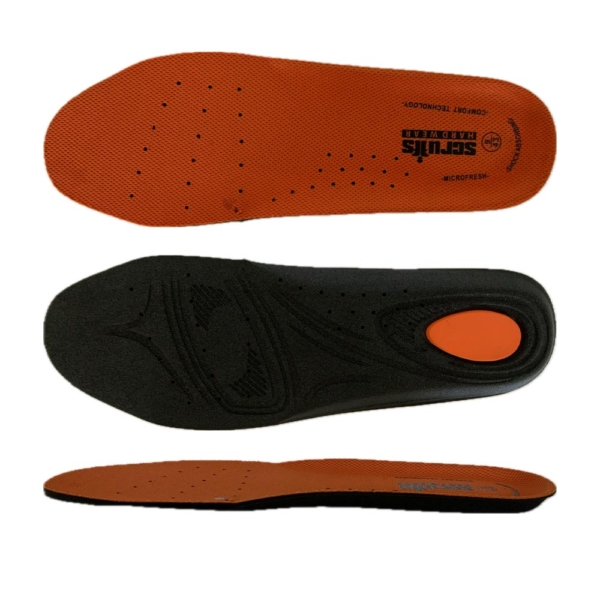 Black Stretch Cotton Orange K208